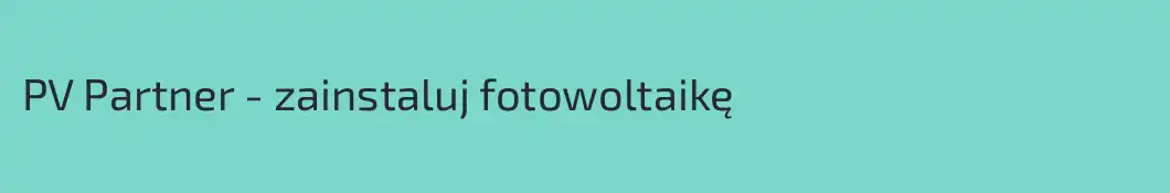PV Partner - zainstaluj fotowoltaikę